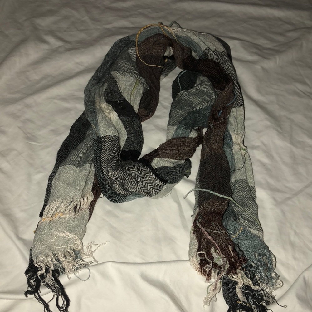 distressed scarf